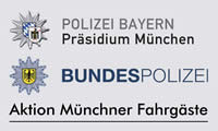Eine Aktion von Polizei Bayern - Präsidium München, Bundespolizei, Aktion Münchner Fahrgäste